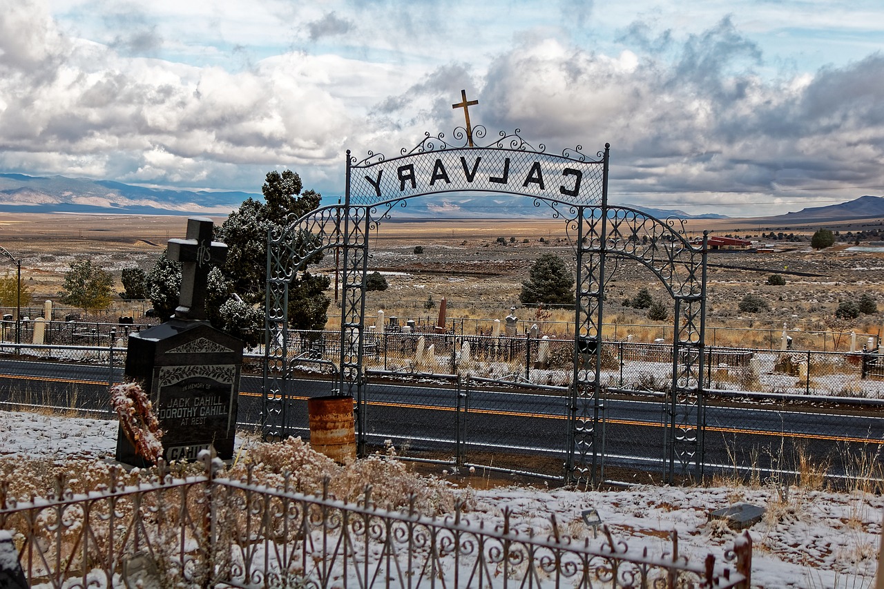 Image - age cemetery austin nevada desert