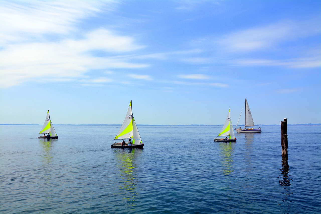 Image - sailing boat lake water garda