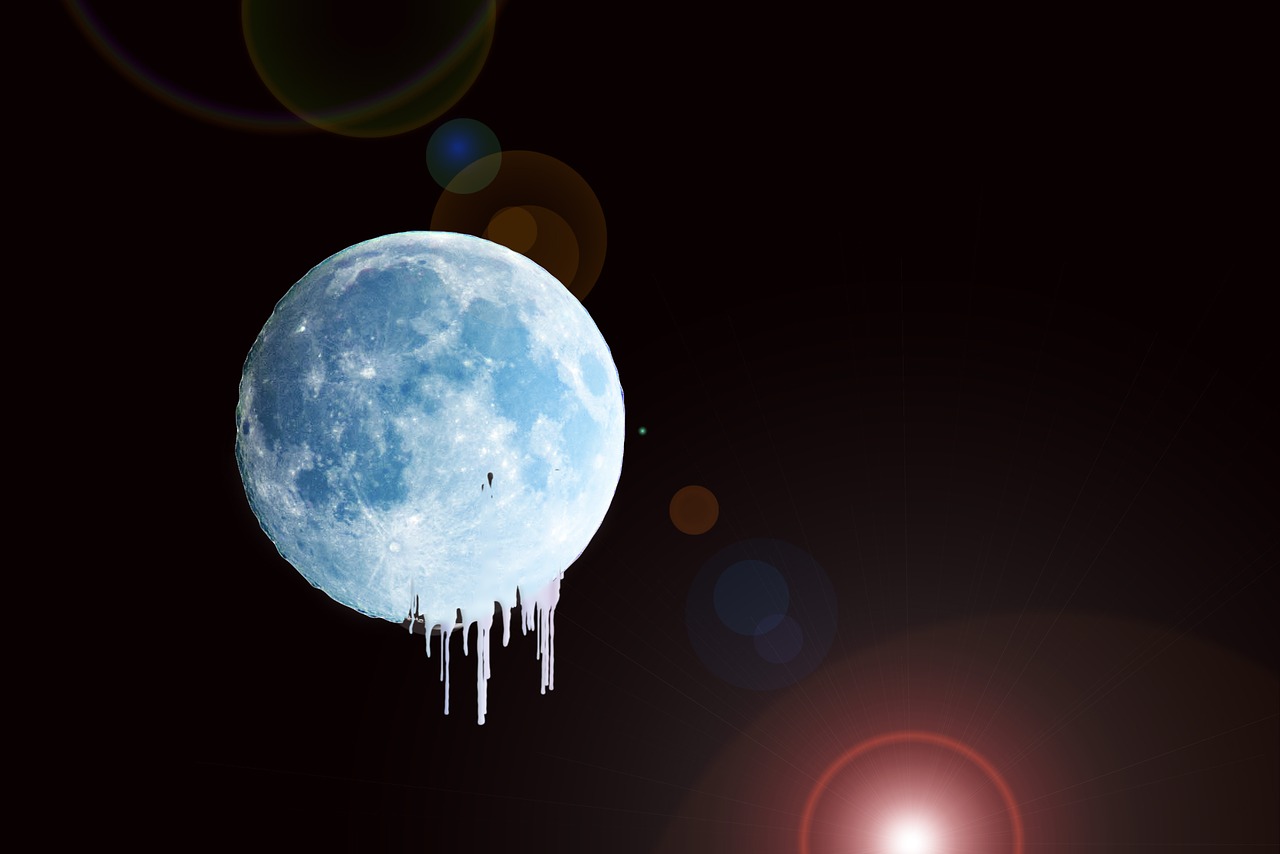 Image - moon night sky full moon