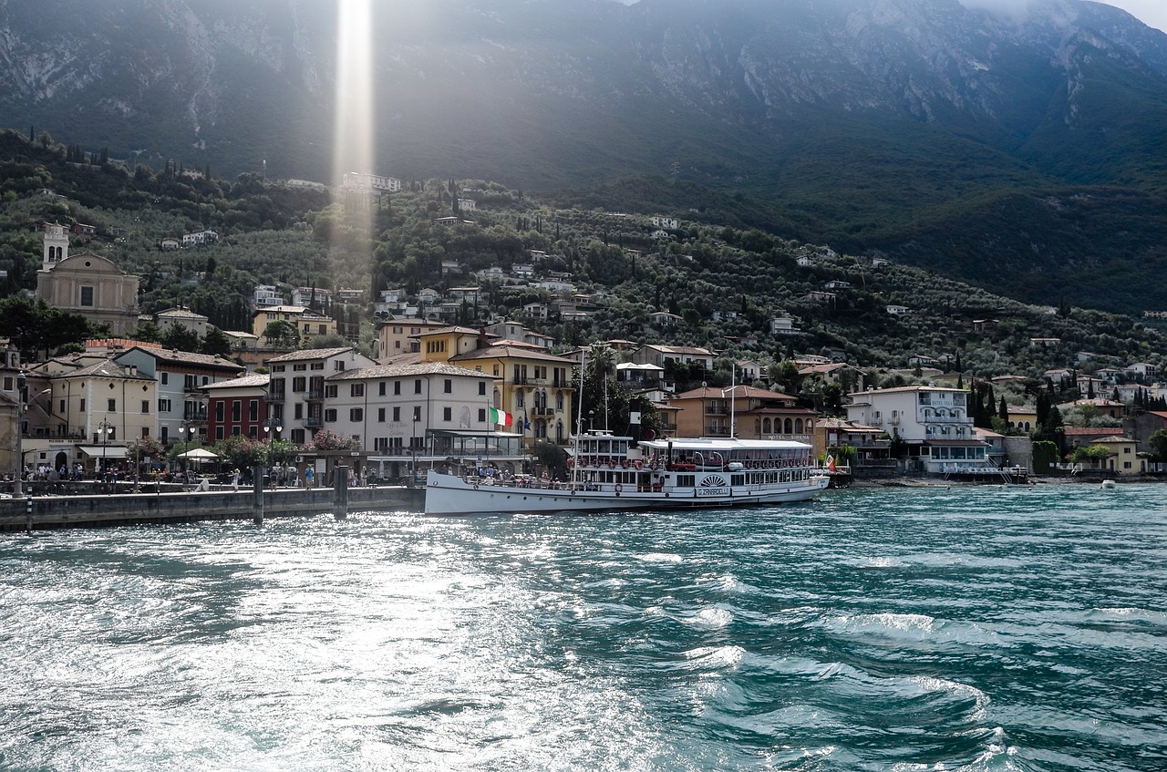 Image - malcesine italy garda landscape