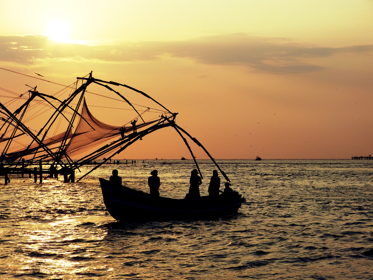 Image - sunset india evening sky sun dusk