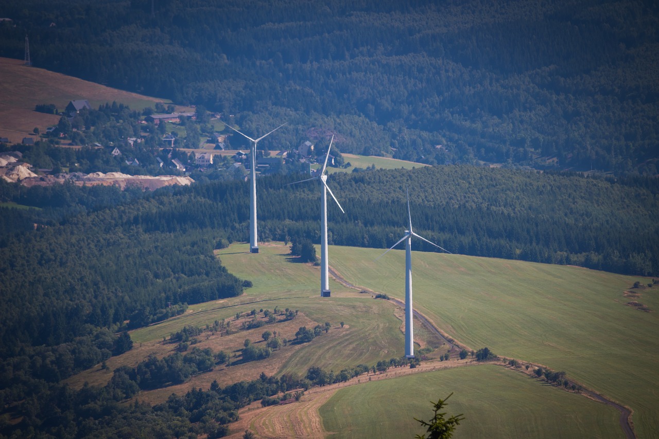 Image - wind power plant background