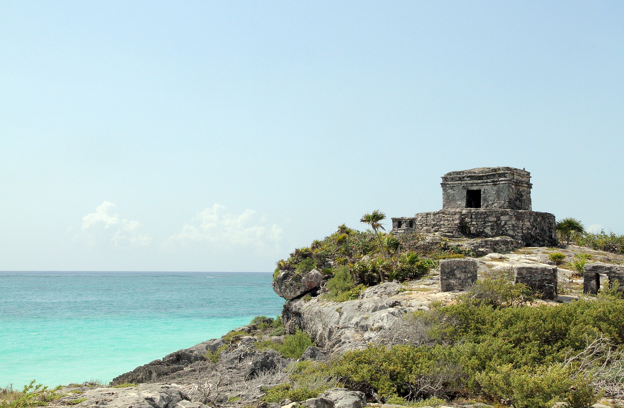 Image - tulum mexico ancient ruins shore