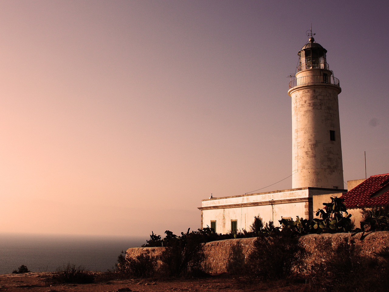 Image - lighthouse sky landscape sea