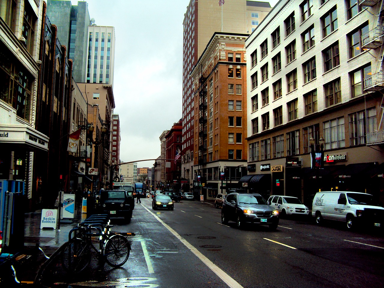 Image - seattle city usa rain