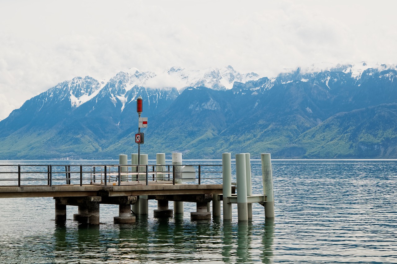 Image - lutry cully jetty geneva lake lac