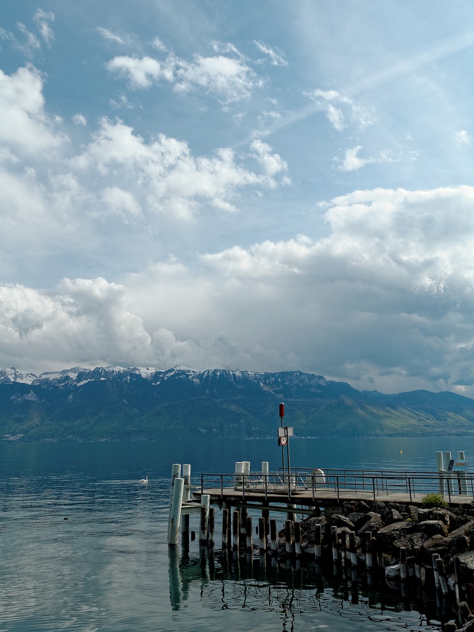 Image - cully jetty geneva lake lac leman