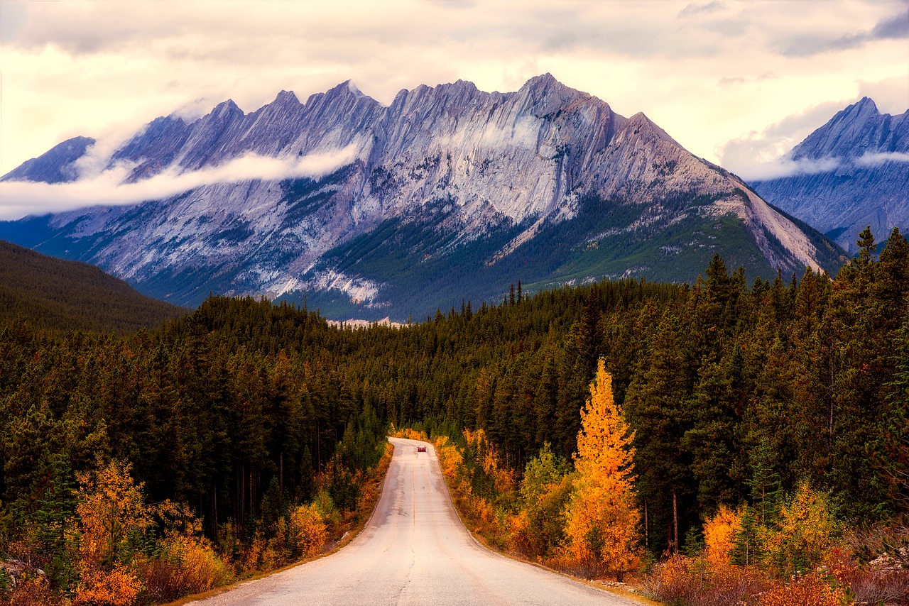 Image - canada landscape mountains snow