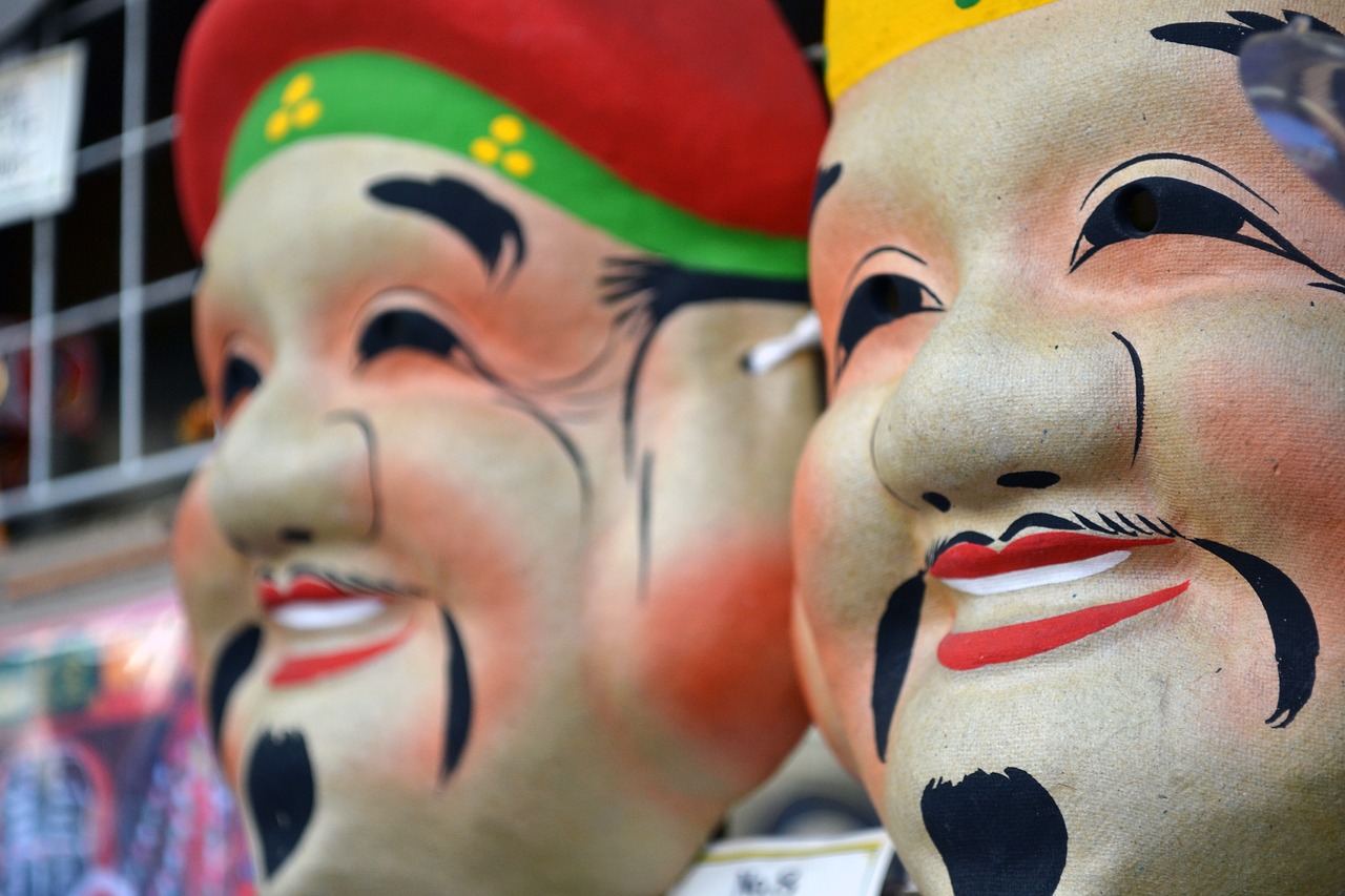 Image - japan tokyo asakusa mask japanese