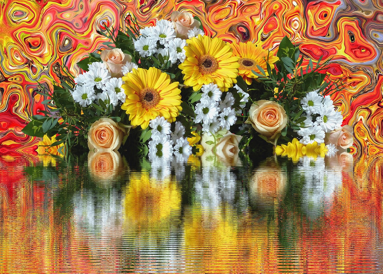 Image - floral arrangement flowers holidays