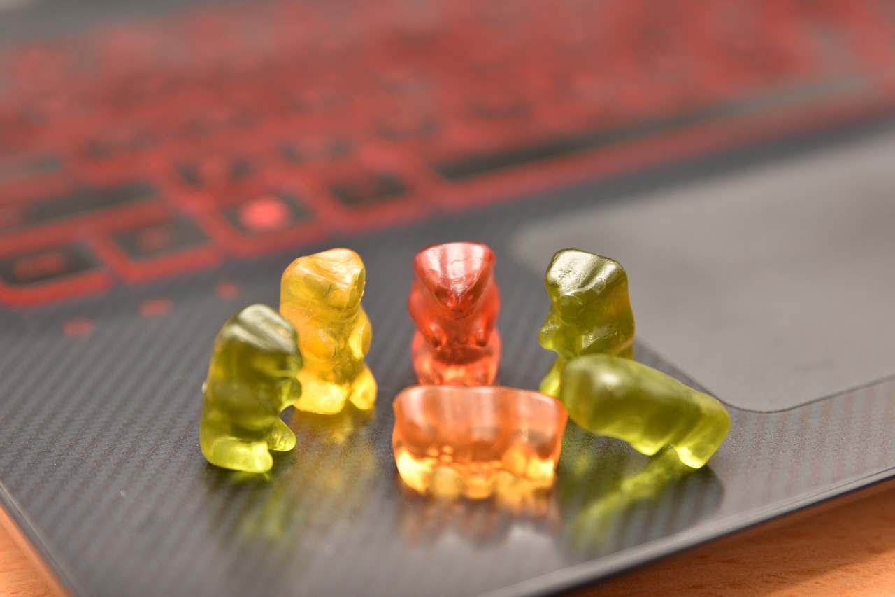 Image - gummybear lappy candy