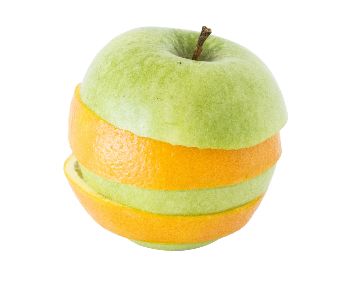 Image - fruit isolated apple orange fruits