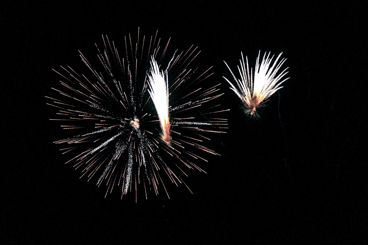 Image - fireworks sparks party fire light