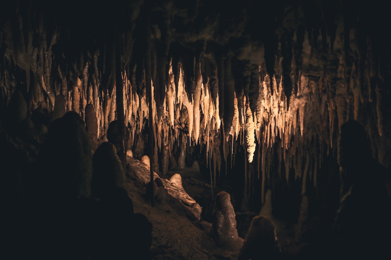 Image - nature cave stalagmites stalactites