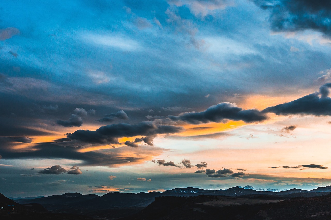 Image - nature mountains landscape fiery