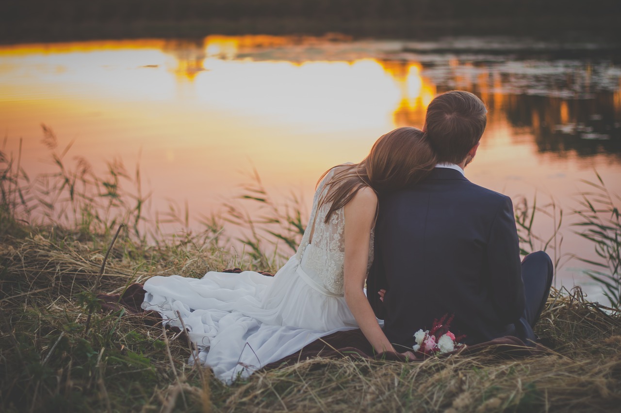 Image - wedding bride groom woman man