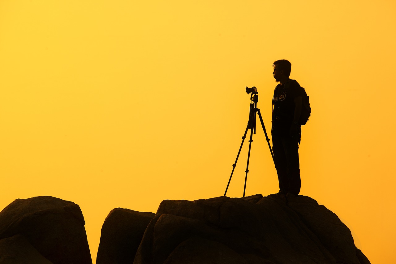 Image - yellow sunset dusk shadow