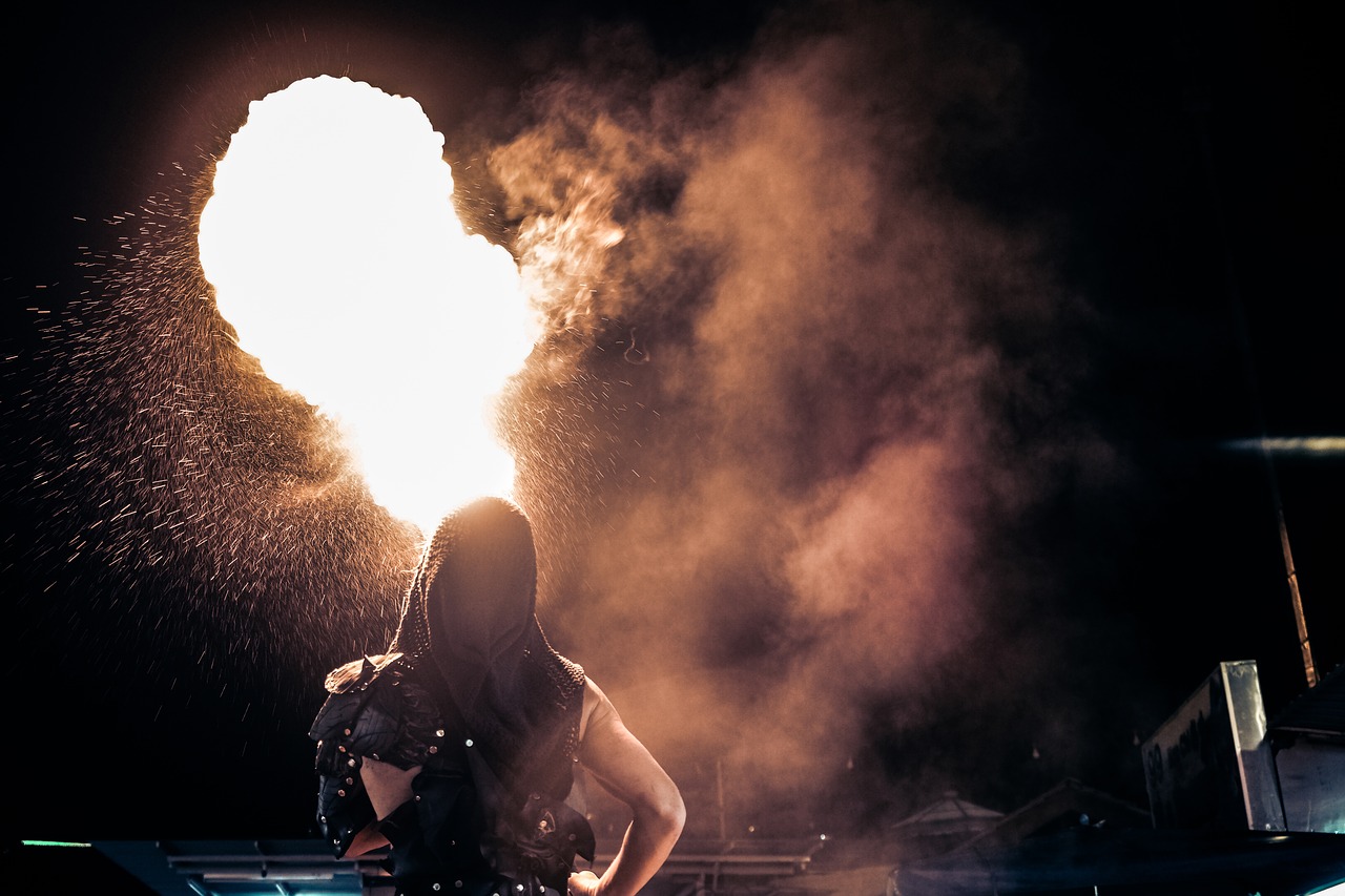 Image - fire flames fire breathing smoke