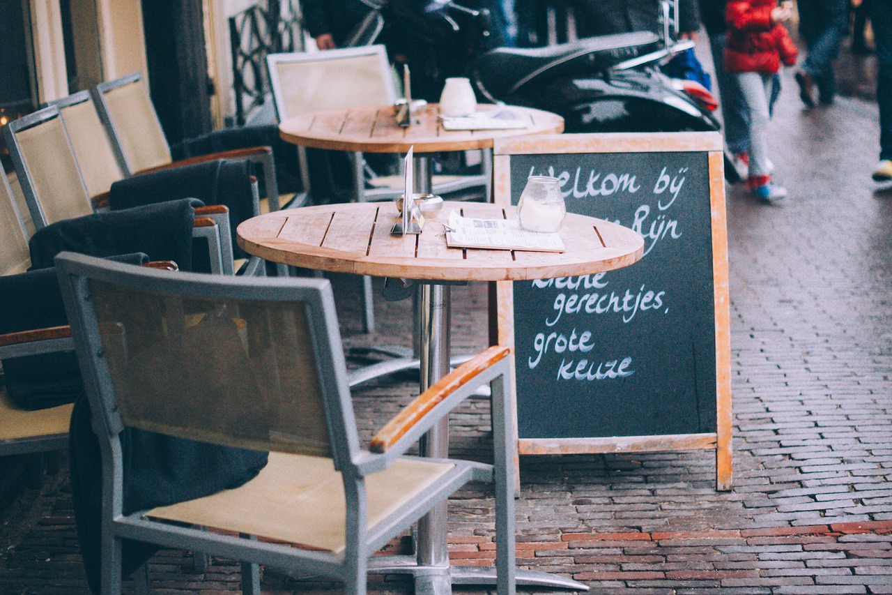 Image - cafe restaurant tables chairs