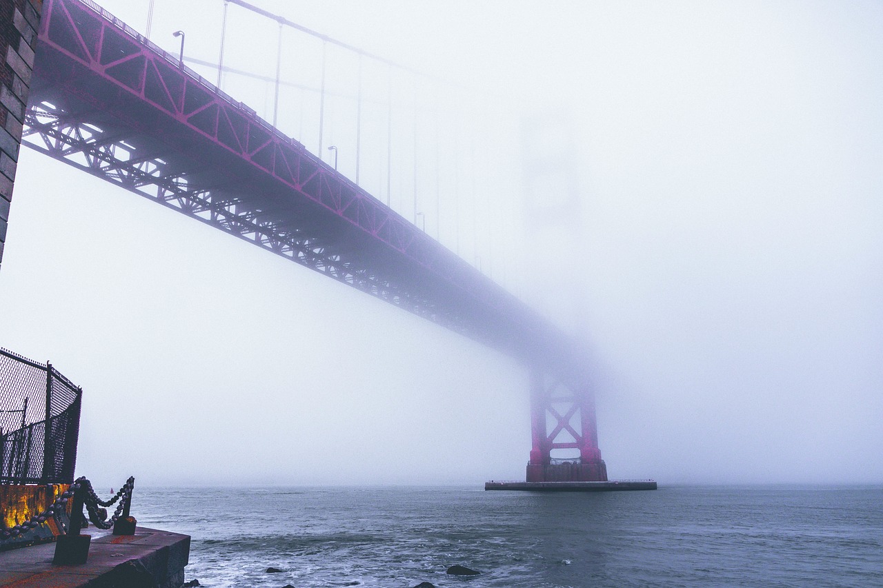 Image - golden gate bridge architecture fog