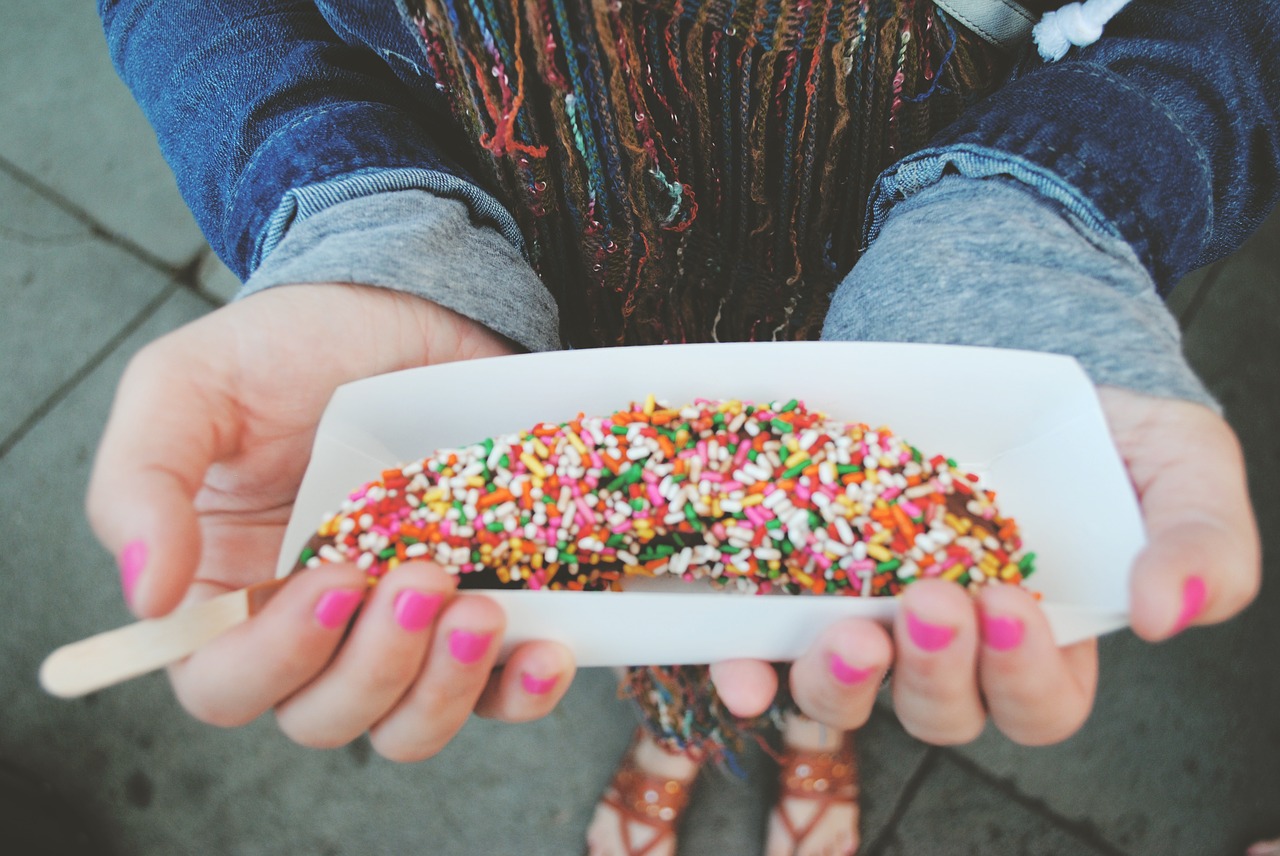 Image - ice cream sprinkles dessert food