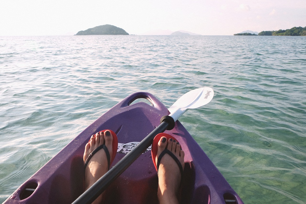 Image - kayak kayaking lake water paddle