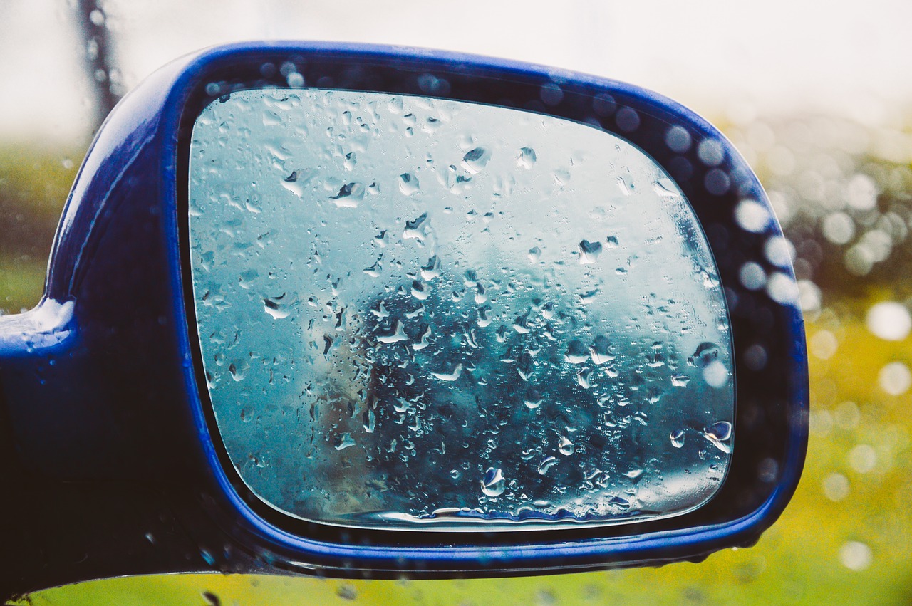 Image - mirror window raining wet