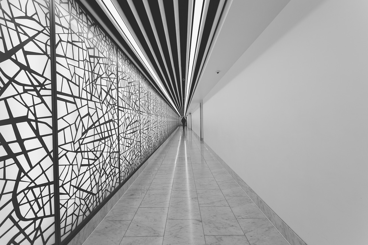 Image - building architecture hallway walls