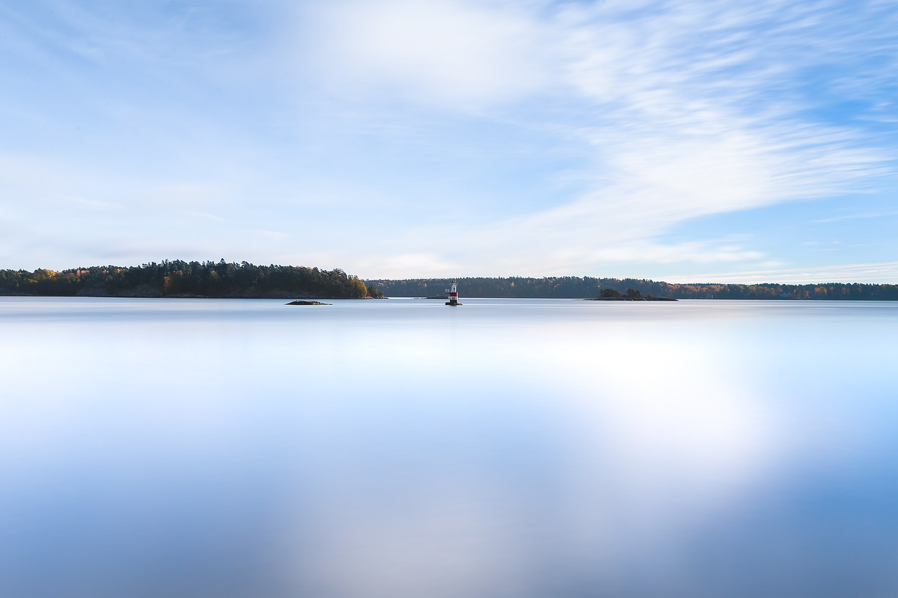 Image - lake water lighthouse islands