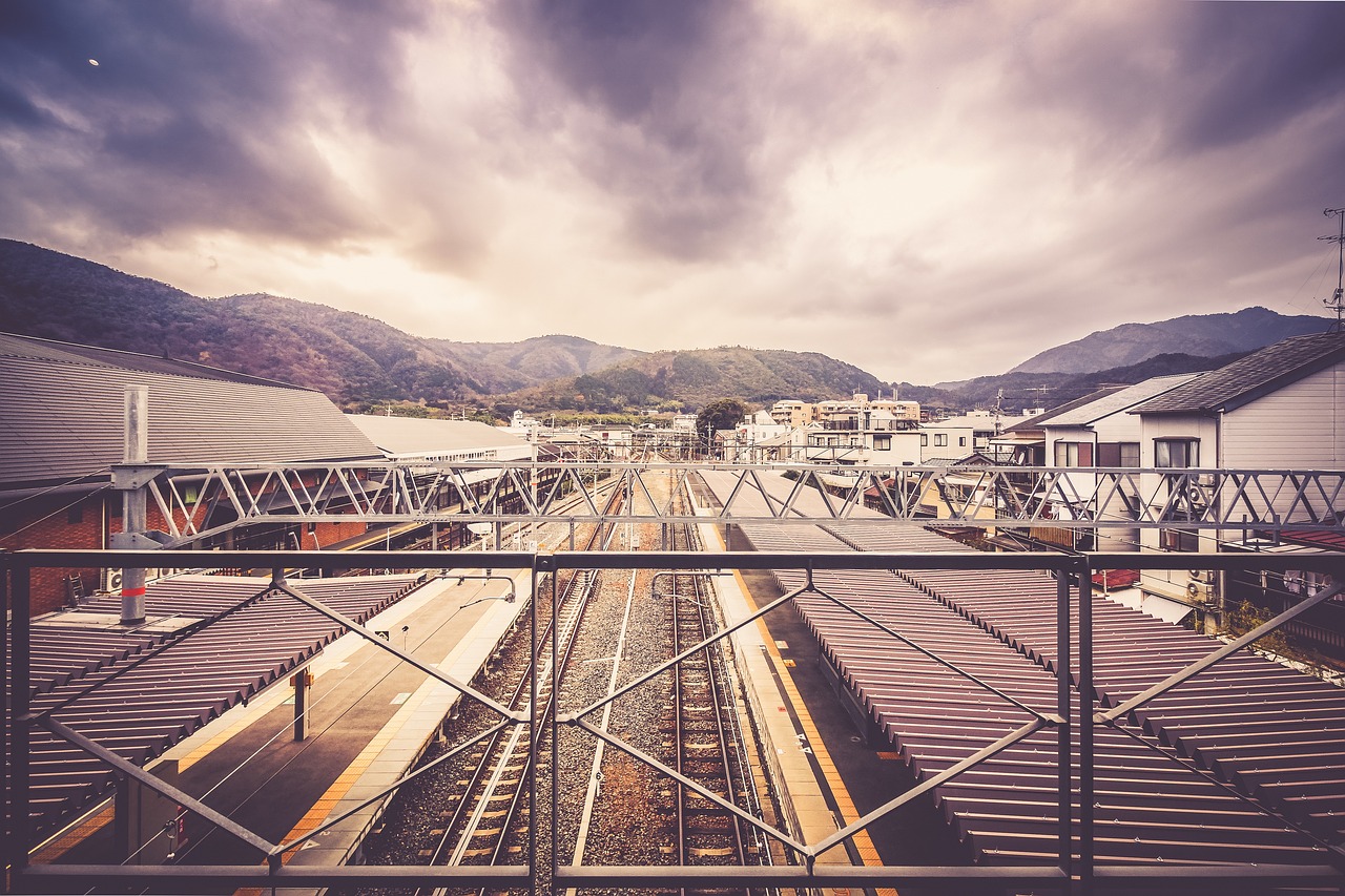 Image - railroad railway train tracks