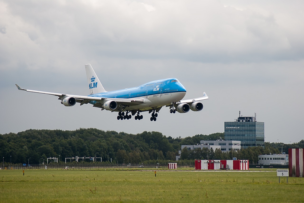 Image - plane runway klm airline airport