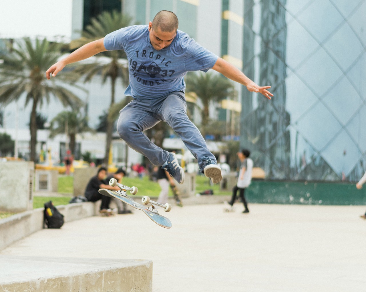 Image - skateboard skateboarder jump flip