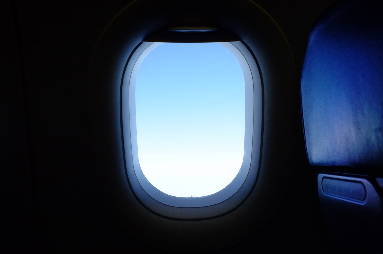 Image - airplane window flight travel