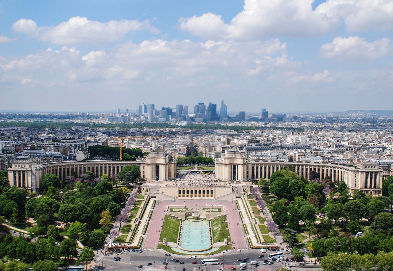 Image - paris top skyline sky france