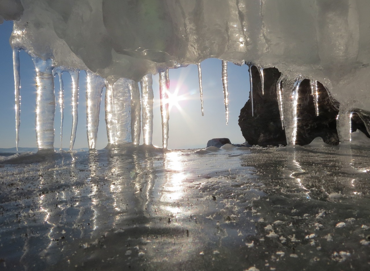 Image - baikal lake naples icicles ice