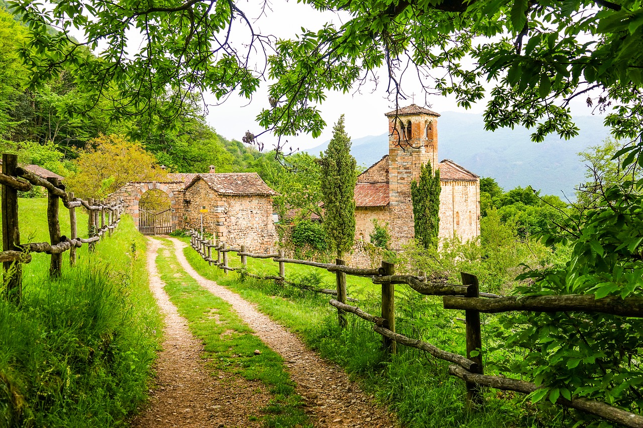 Image - fairy tail castle path green park
