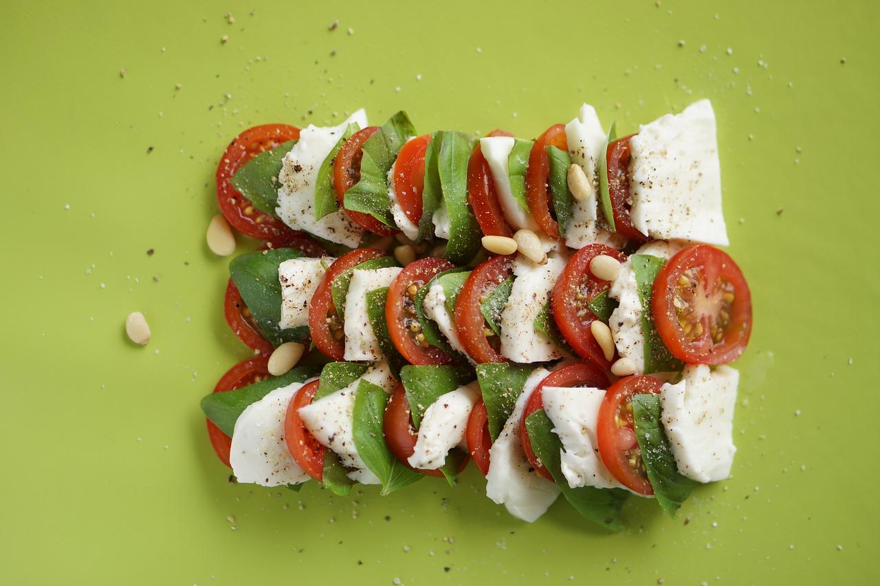 Image - tomato mozzarella food recipe meal