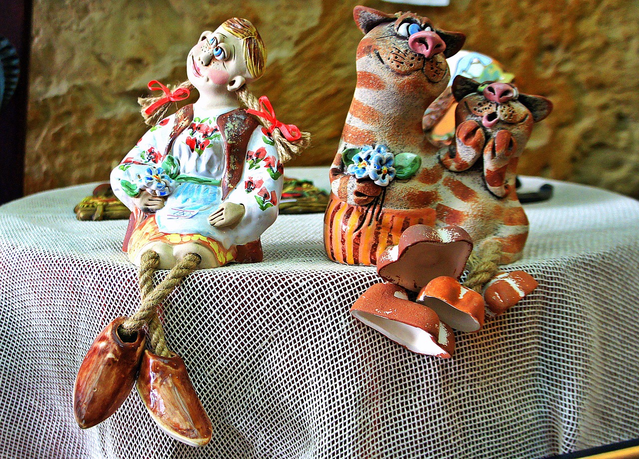 Image - pottery cartoon figures ceramic