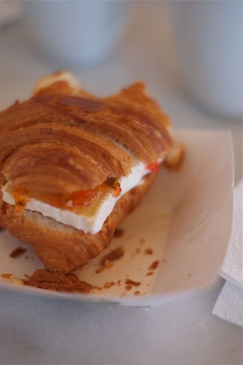 Image - food croissant sandwich lunch