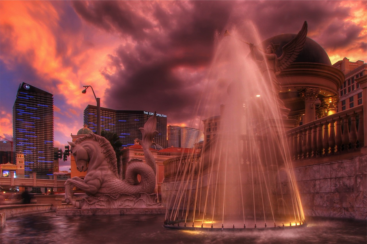 Image - las vegas sunset hotels