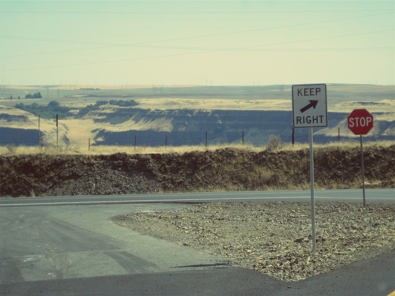 Image - stop signs roads pavement