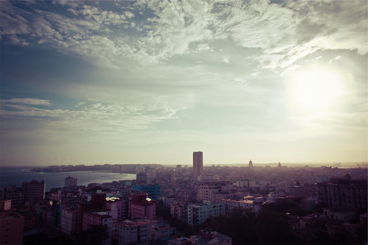 Image - sunrise skyline sky city morning