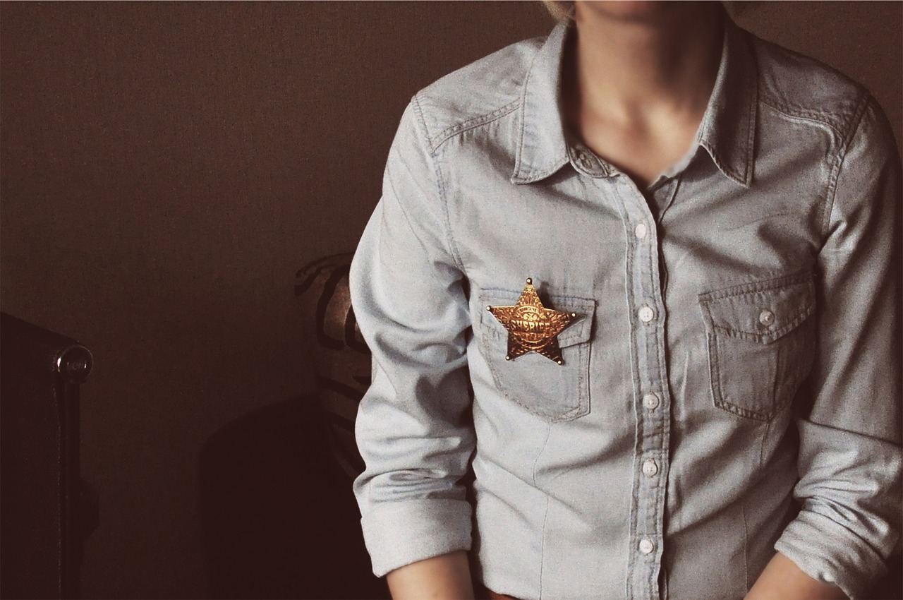 Image - sheriff star denim