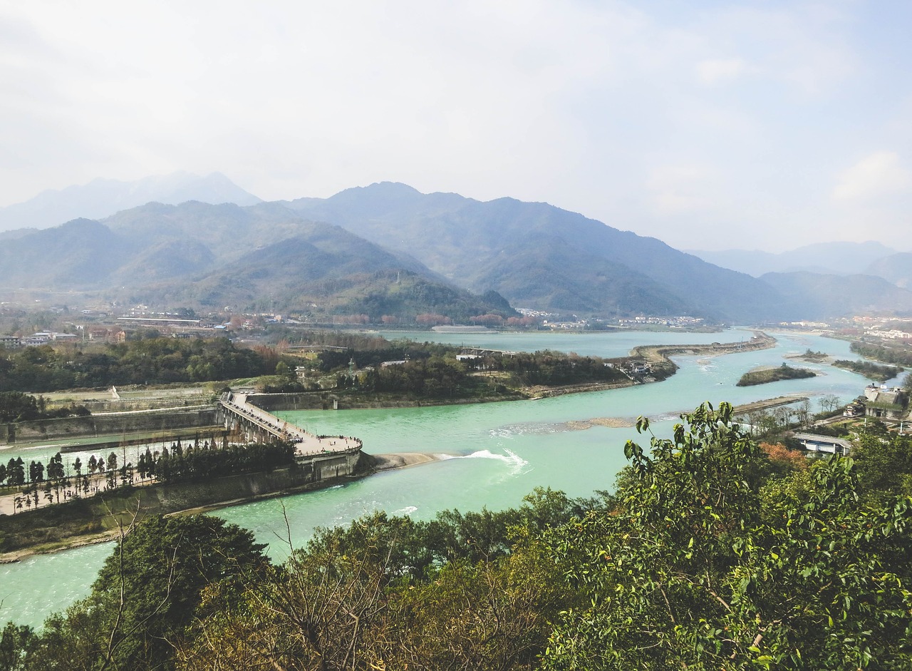 Image - dams dujiangyan sichuan china