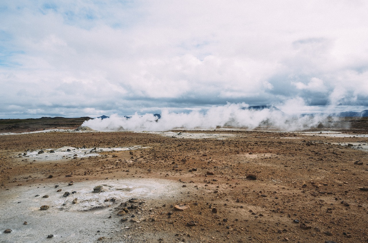 Image - dirt mud ground earth clouds sky