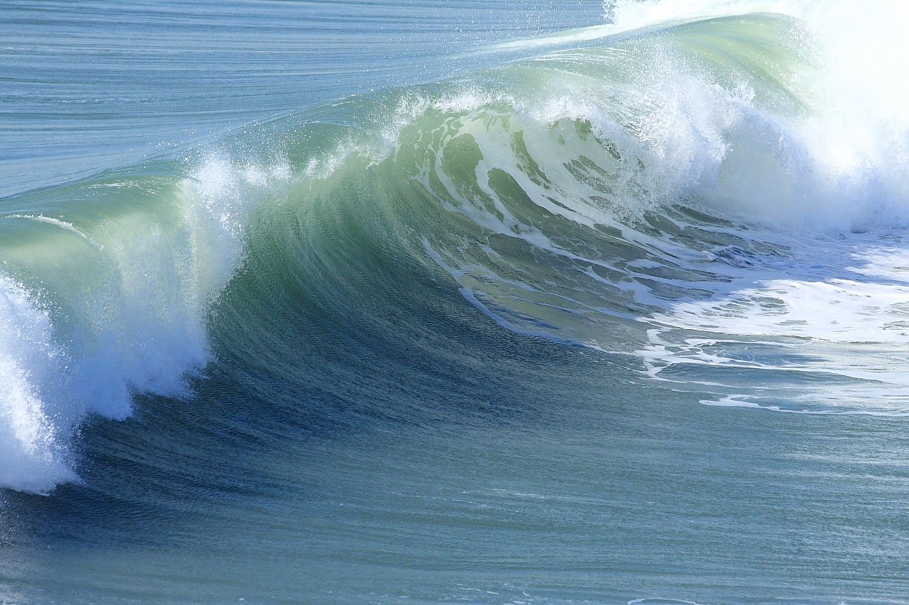 Image - wave ocean nature beach sea curl