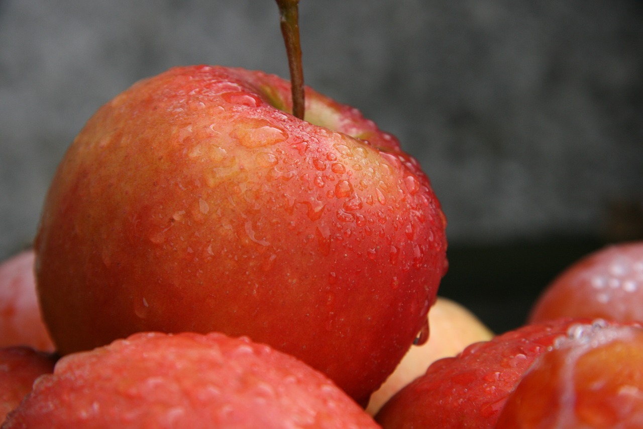 Image - apples dew fruit