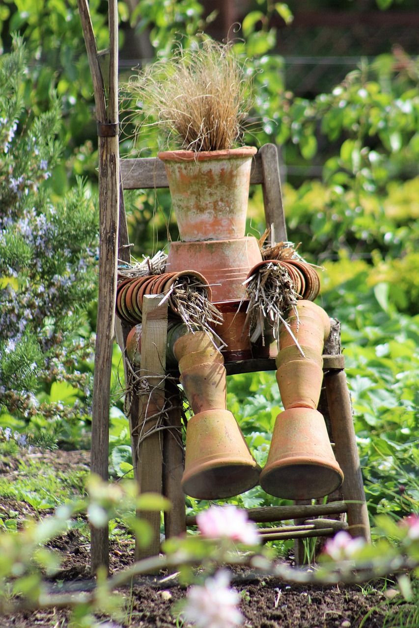 Image - flower pots flowerpot man