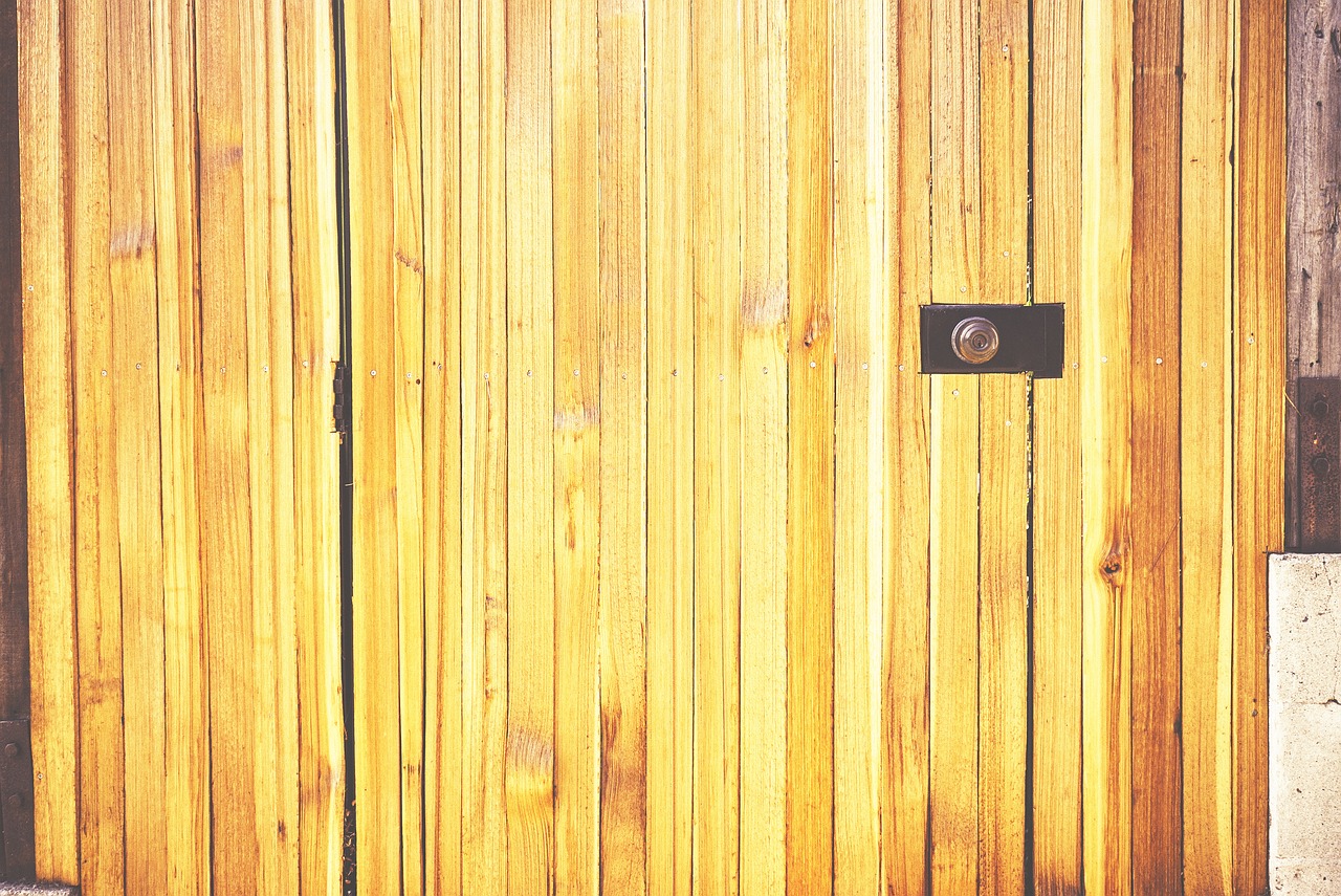 Image - wood fence gate