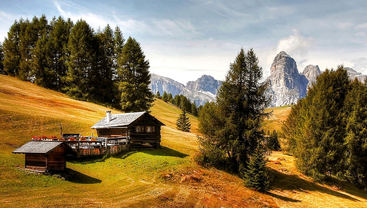 Image - alta badia dolomites nature